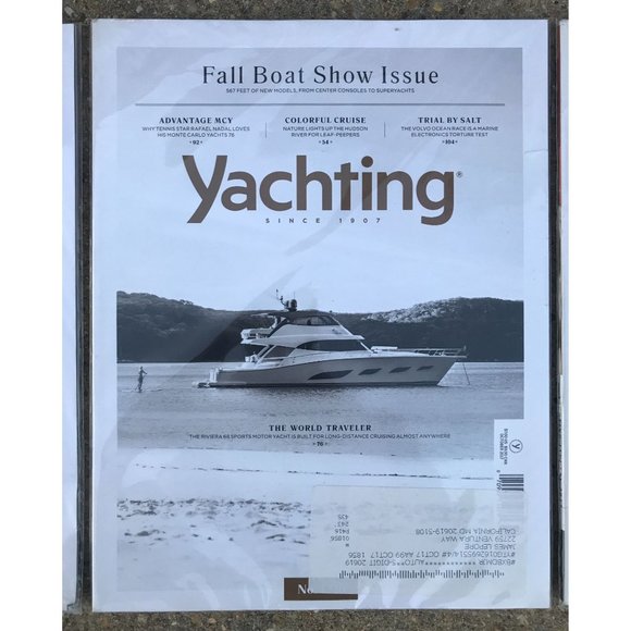 SET OF 3 YACHTING MAGAZINES JAN-AUG-OCT 2017 IN GREAT SHAPE, FREE SHIPPING - Picture 3 of 4